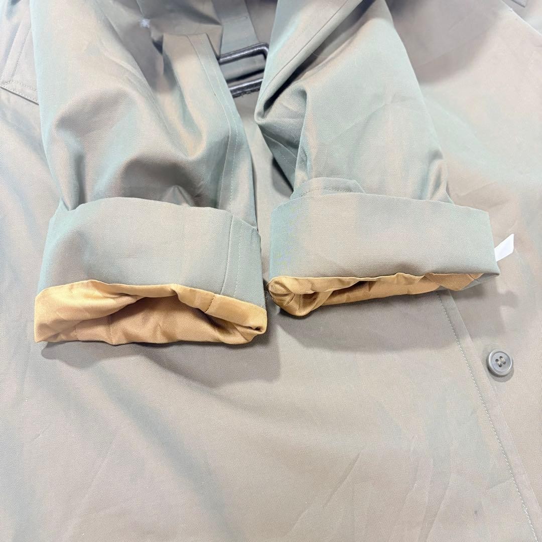 Vintage BURBERRY Trench Coat Long Nova Check Khaki XS From Japan thumbnail 6