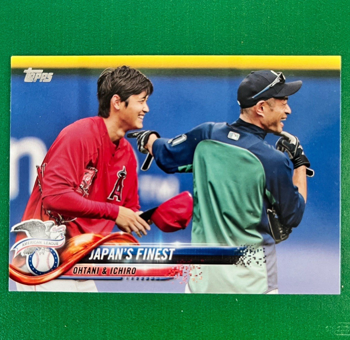 Topps 2018 Update Series Japan's Finest Ichiro Suzuki Shohei Ohtani Rookie US153