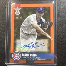 2021 Topps Big League Mark Prior Chicago Cubs Orange Autograph /99 #BLA-MP