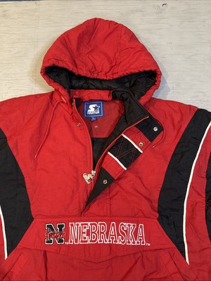 Vintage 90s NCAA Starter Nebraska Cornhuskers Pullover 1/2 Zip