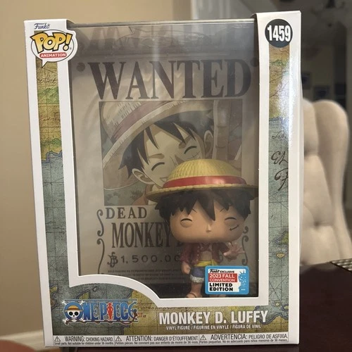 Funko Pop! One Piece Monkey D. Luffy Wanted Poster #1459 NYCC Shared Exclusive