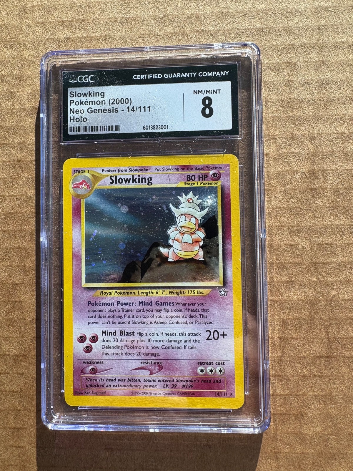 Slowking 14/111 Neo Genesis Holo CGC 8