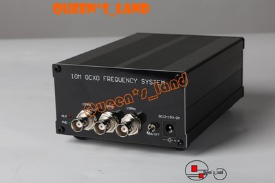 1× HIFI DIY OCXO Clock board MV89 MV89A 12V 2A 10MHz Sine Wave Square Wave