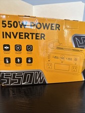 550W Portable Power Inverter for Dewalt 20V Battery, Pure Sine Wave 110V Power