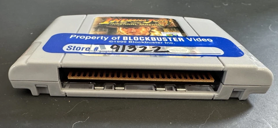 Indiana Jones and the Infernal Machine N64 Nintendo Authentic w Box Works - Image 4 of 4