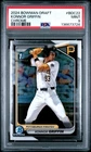 2024 BOWMAN CHROME DRAFT KONNOR GRIFFIN #BDC22  MLB #1 PROSPECT PSA 9 Mint