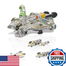 Jazwares Star Wars Micro Galaxy Squadron Ghost Secret Mission - 15-Inch Vehicle