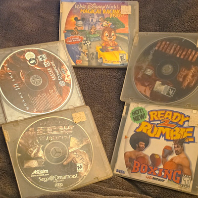 UNTESTED Sega Dreamcast Game Lot 5 Games