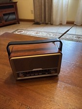 Portable AM/FM Bluetooth Radio Tonal Brown - Hearth  Hand with Magnolia