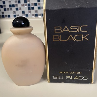 Vintage Bill Blass Basic Black Body Lotion For Women 7oz In Box