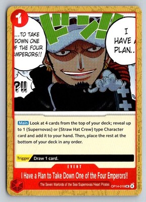I Have a Plan to Take Down One of the Four Emperors!! OP14-019