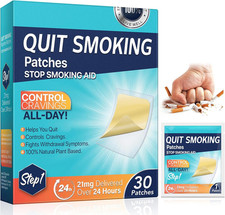Step 1 Quit Smoking Patches 21Mg Stop Smoking Aids Patches Helping Quit Patch...