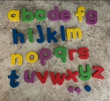 New Magnetic Letters Full Alphabet A-Z Classroom Fridge etc Multi Color