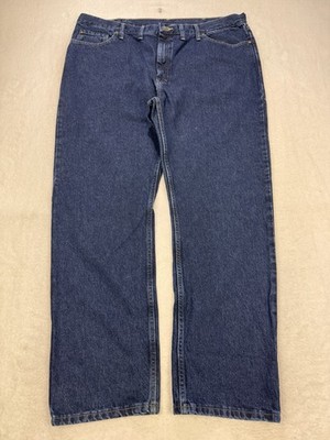 Wrangler Five Star Jeans Men 44x32 Blue Regular Straight Denim NWT