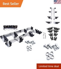 Heat-resistant Chrome Spark Plug Wire Separators For V8 Engines - Organizer Set Heat-resistant Chrome Spark Plug Wire Separators For V8 Engines - Organizer Set
