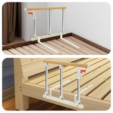Bed Rails for Elderly Adults Assist Safety Handle Bed Railing Grab Bar Folding