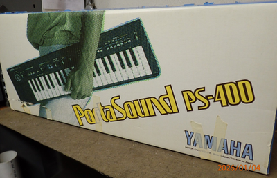 YAMAHA　ヤマハ　キーボード　Porta   Sound   PS-400 VINTAGE YAMAHA PS-400 PORTA SOUND KEYBOARD W/ BOX CASE BOOKS