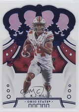 2020 Panini Chronicles Draft Picks Crown Royale Mirror Blue KJ Hill #63 6f5