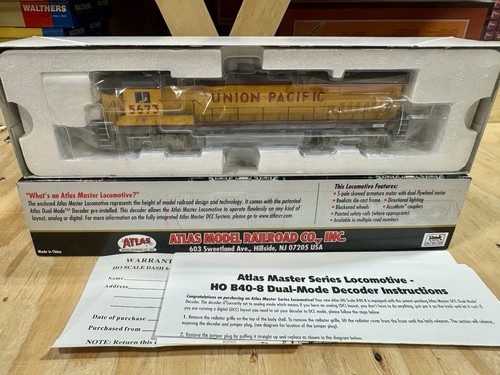 Atlas Master HO 9022 Union Pacific Dash 8-40B Rd #5673 modo dual DCC DC ¡Nuevo! | Condition: New: Other (See Details)