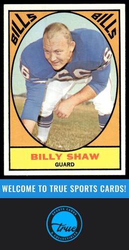 Billy Shaw #28 1967 Topps card