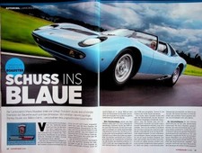 Oldtimer Markt 3658) Lamborghini Miura Roadster mit 350PS in einer seltenen Vors