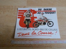 Aufkleber Von Dakar Nach Touquet - Das Eichhörnchen Nord Pas De Calais Im Rennen