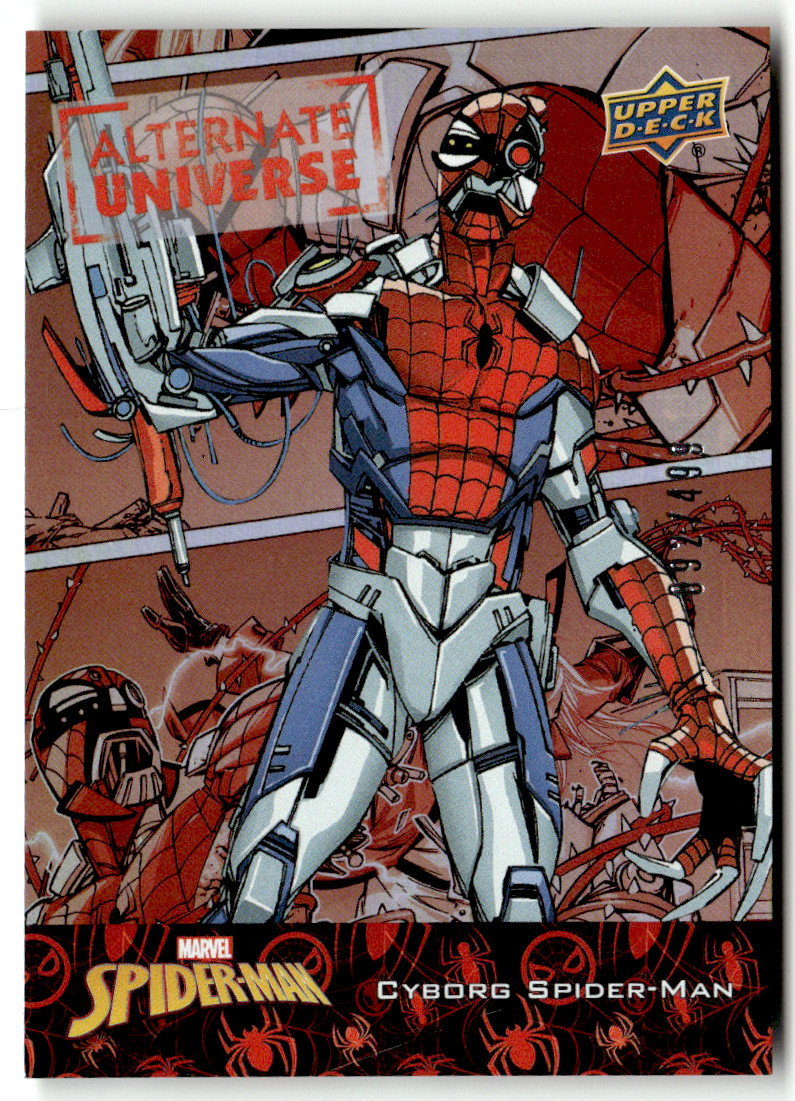 Upper Deck 2023 Marvel Spider-Man No. AU-20 Cyborg Spider-Man 92/499