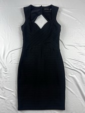Guess Los Angeles Black Sweetheart Dress Y2K Formal Black Tie Women's Size 4