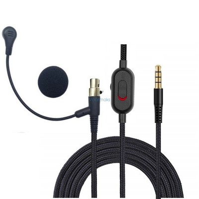 Audio Cable with Mic for AKG Q701 K712 K702 K240 K240 MK II K141 K171 DJ2000
