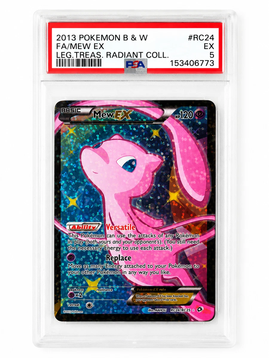 Mew Ex RC24/RC25 Legendary Treasures: Radiant Collection for sale