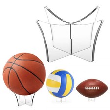 Acrylic Bowling Display Stand Rugby Basketball Soccer Ball Bracket Holder Rack