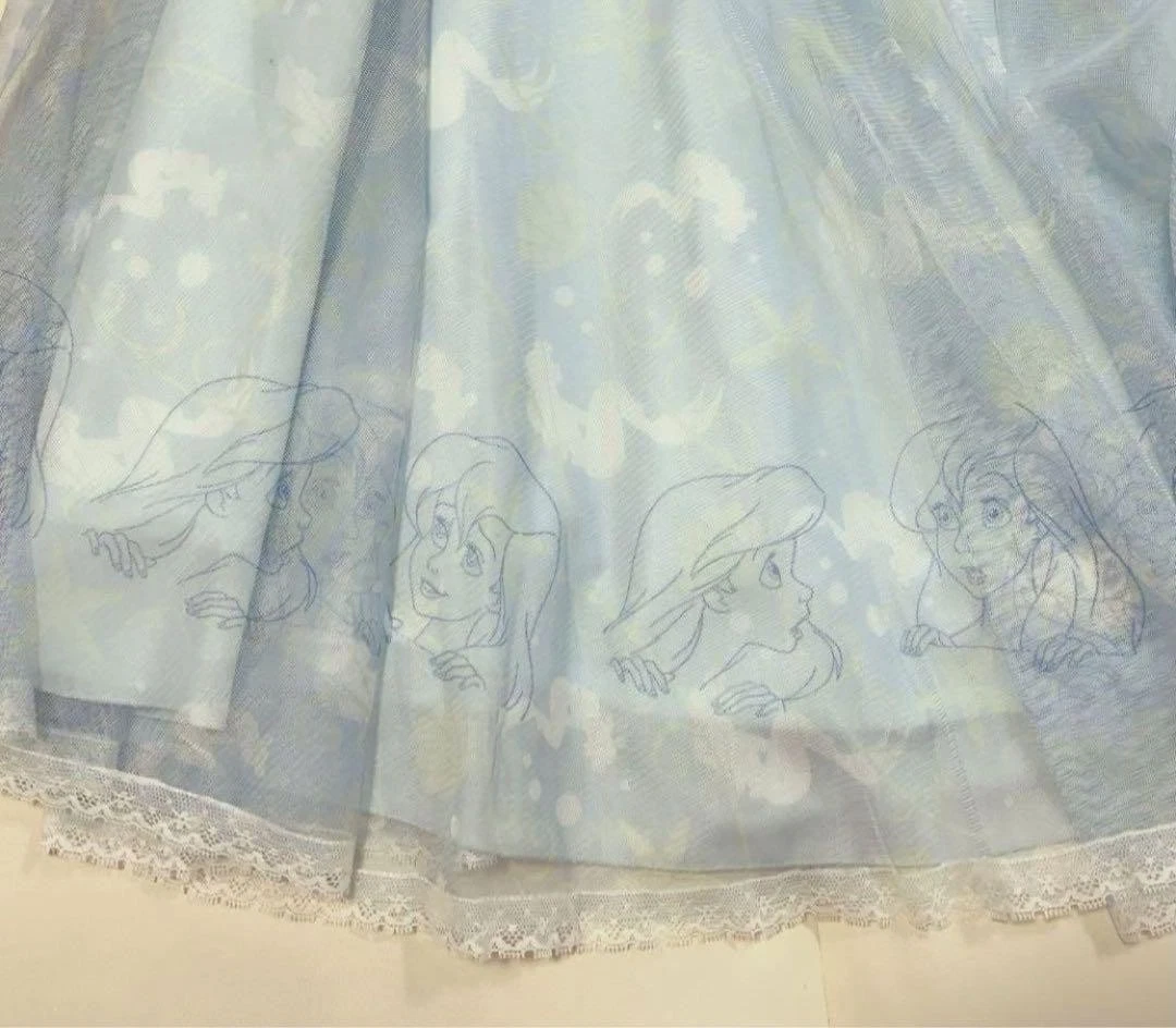 UNDERCOVER Abito Ariel Pizzo Top Secret Miele Disney