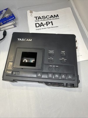 TASCAM プロ用ポータブルDATの名機　DA-P1 本体＋電源アダプター TASCAM DA-P1 Portable DAT Recorder (new Battery) & AC Adapter | eBay