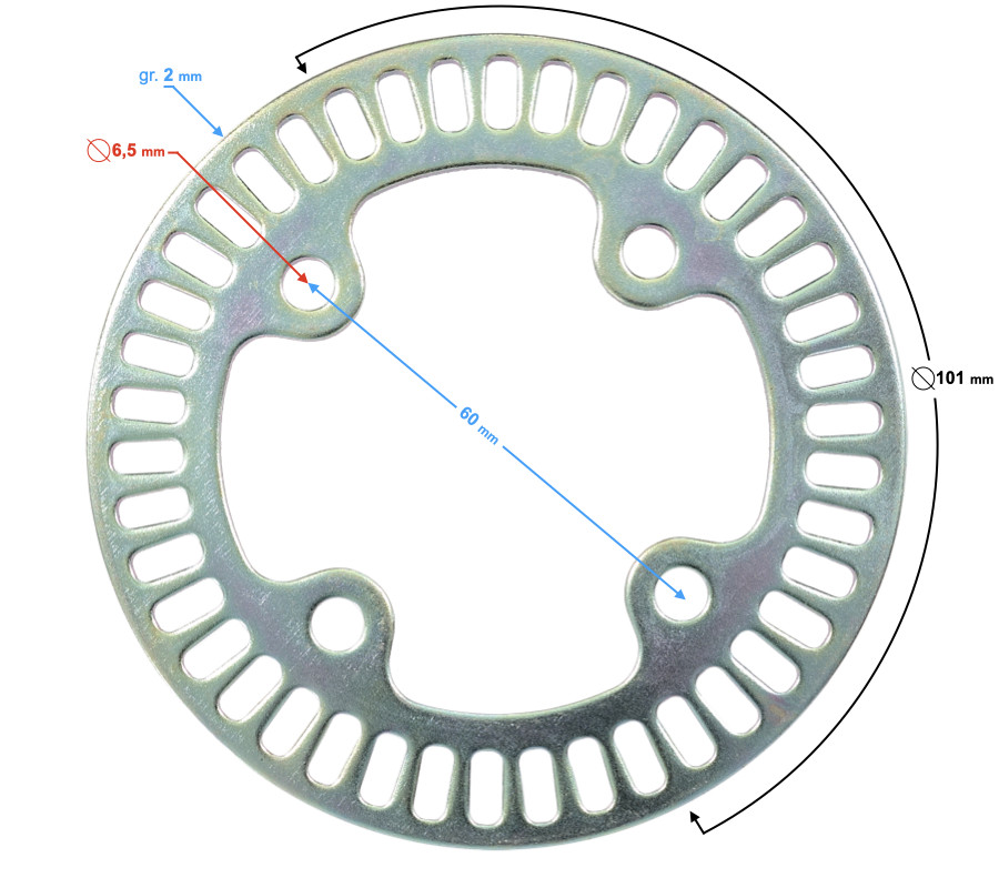 Résoudre voyant ABS allumé avec la bague ABS avant VOGE 300 AC d'origine