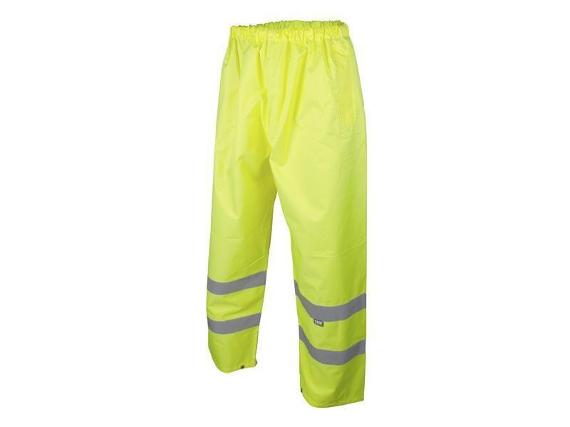 Scan Hi-Vis Motorway Trouser Yellow - M (36in)