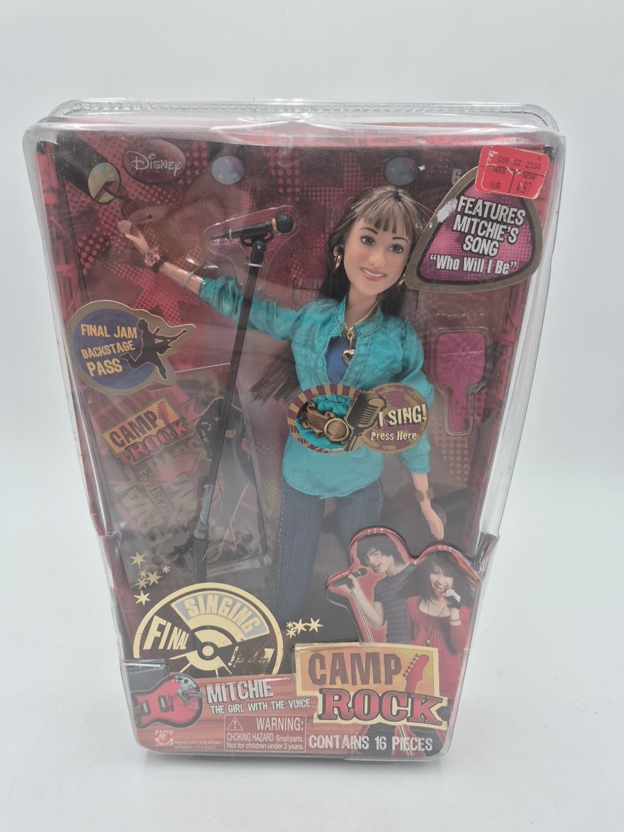 New 2008 Disney Camp Rock Mitchie Doll Singing Final Jam 16pcs