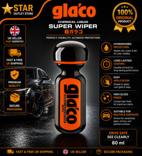 Glaco Super Wiper Chemical Liquid Car Glass Rain Repellent Coating - UK SELLER -