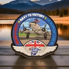 Ready 4 Duty Navy To Victory Commemorative Air Force UK R4D Pvc Patch For WW2