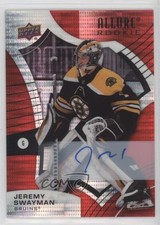 2021-22 Upper Deck Allure Rookies Red Rainbow Jeremy Swayman #146 Auto 0q8a