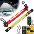 Mechanic COB Work Light, 2000LM Magnetic Floodlight 5000mAh USB Rechargeable LED