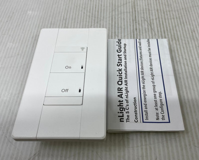 nLight RPODBA WH G2 26192E Wireless Wall Switch