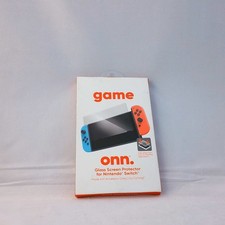 Onn Glass Screen Protector Compatible with Nintendo Switch
