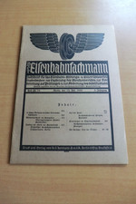 Eisenbahnfachmann Zeitschrift 1930 Fachschule...