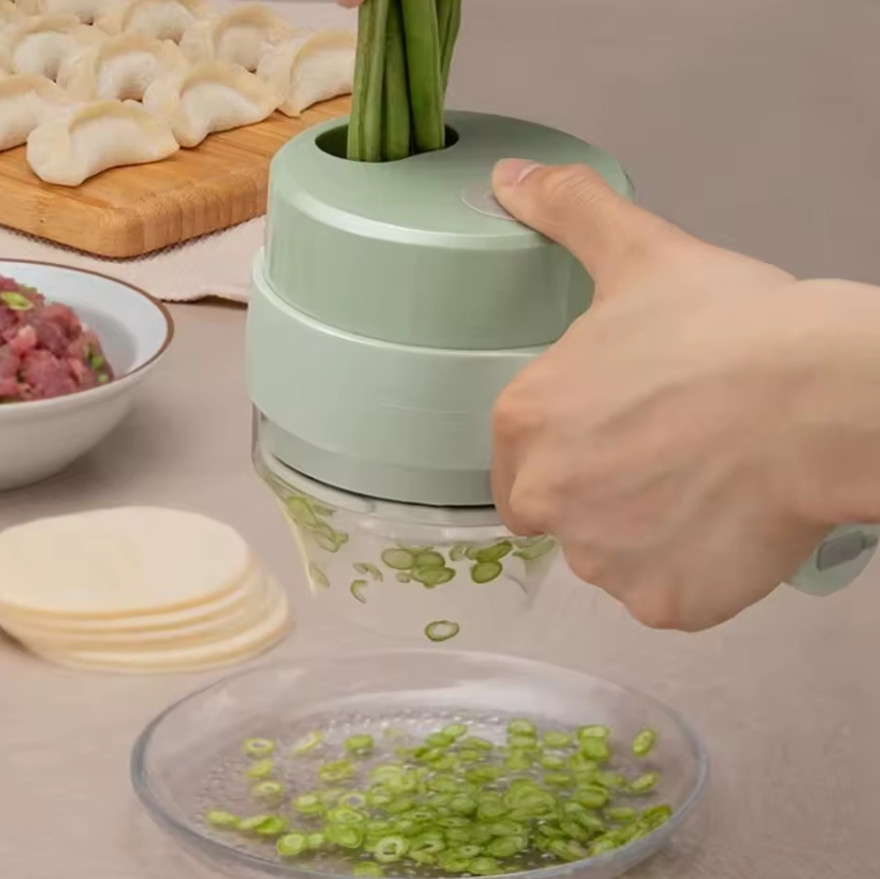 Electric Vegetable Cutter USB Mini Food Chopper Handheld Fru