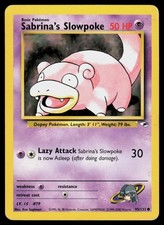 SABRINA'S SLOWPOKE 95/132 GYM HEROES UNLIMITED DMG on eBay