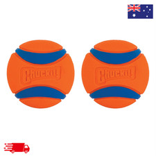 Chuckit! Ultra Ball Small 2in 2-Pack Orange/Blue Fetch Toy Dogs FREE SHIPPING AU