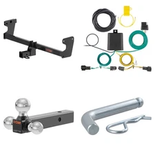 Trailer Hitch 2in Receiver, Wiring Harness, 45001 Ball Mount Package CURT 13603