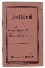 Soldbuch Freikorps Freiwilligen Batl. Graf Kanitz Eiserne Division 1919 original