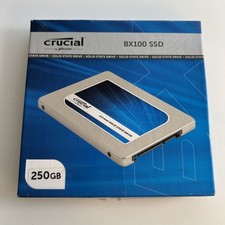 Crucial BX100 250GB 2.5” SATA III SSD  BX100-250GB Untested Looks Unused zars