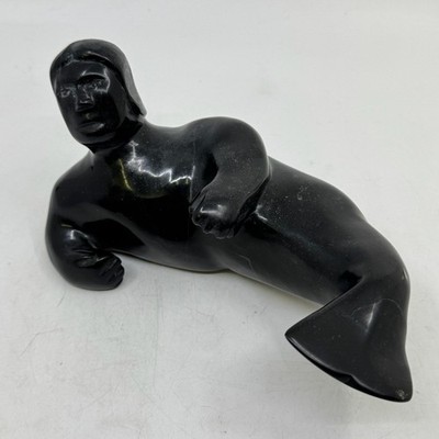 Inuit Hand Carved Sedna Sculpture by MOE POOTOOGOOK - Excellent Condition